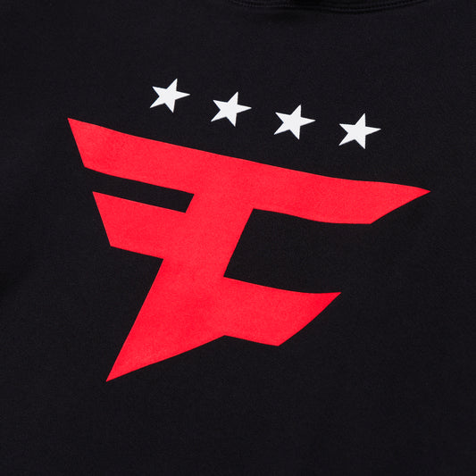 Four Star HD Hooded Sweatshirt (Black)