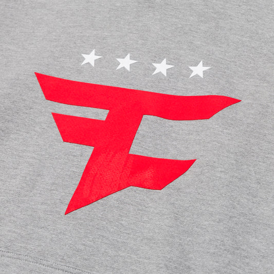 Four Star HD Hooded Sweatshirt (Heather Grey)