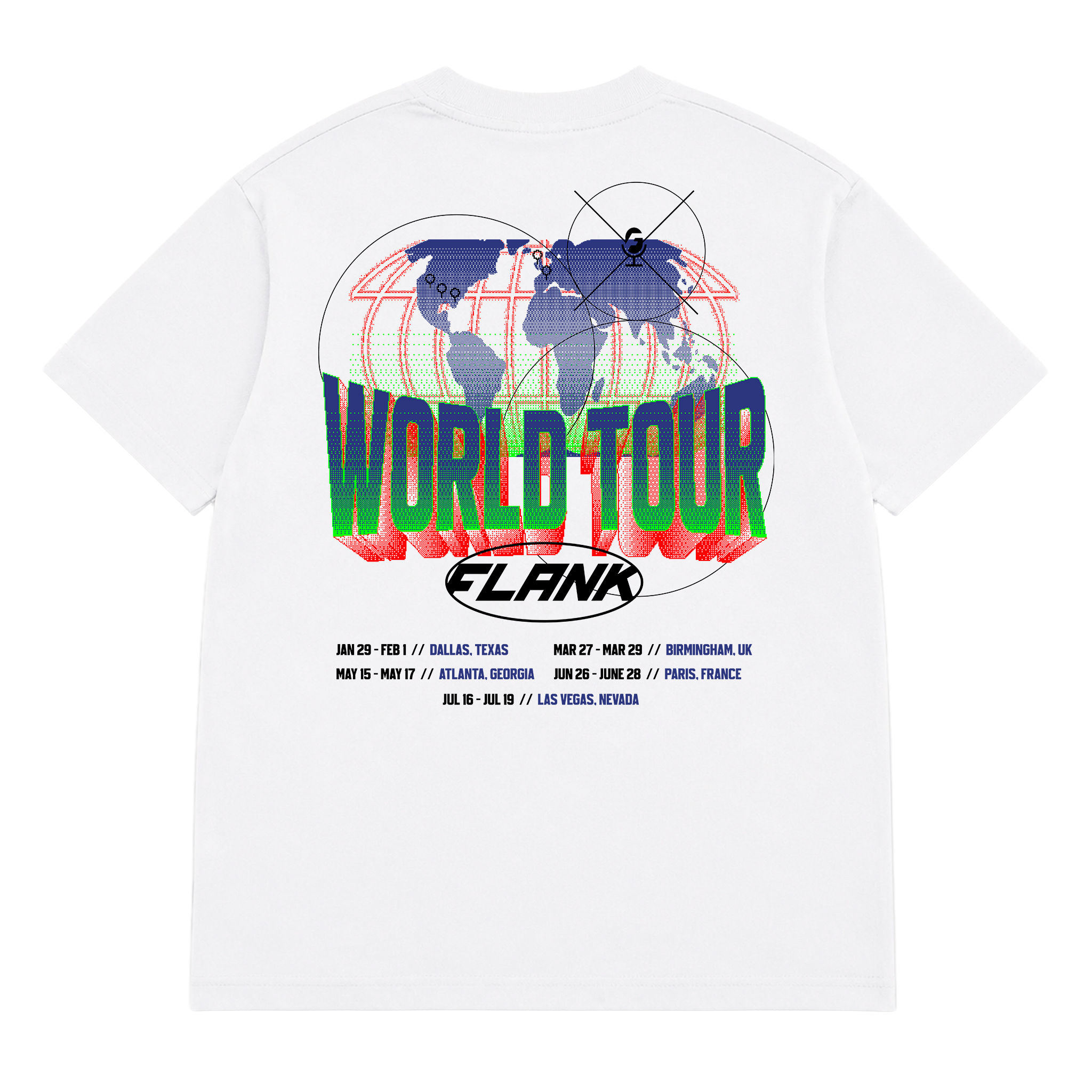 World Tour Tee (White) – FaZe Pro Shop