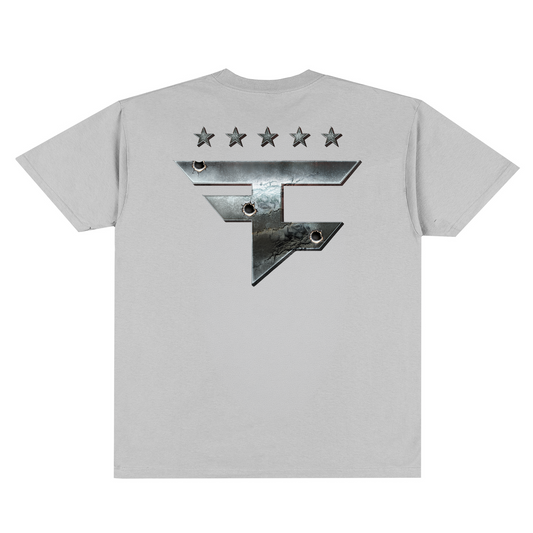 Battle Damage Tee (Vintage Grey)