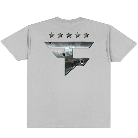 Battle Damage Tee (Vintage Grey)