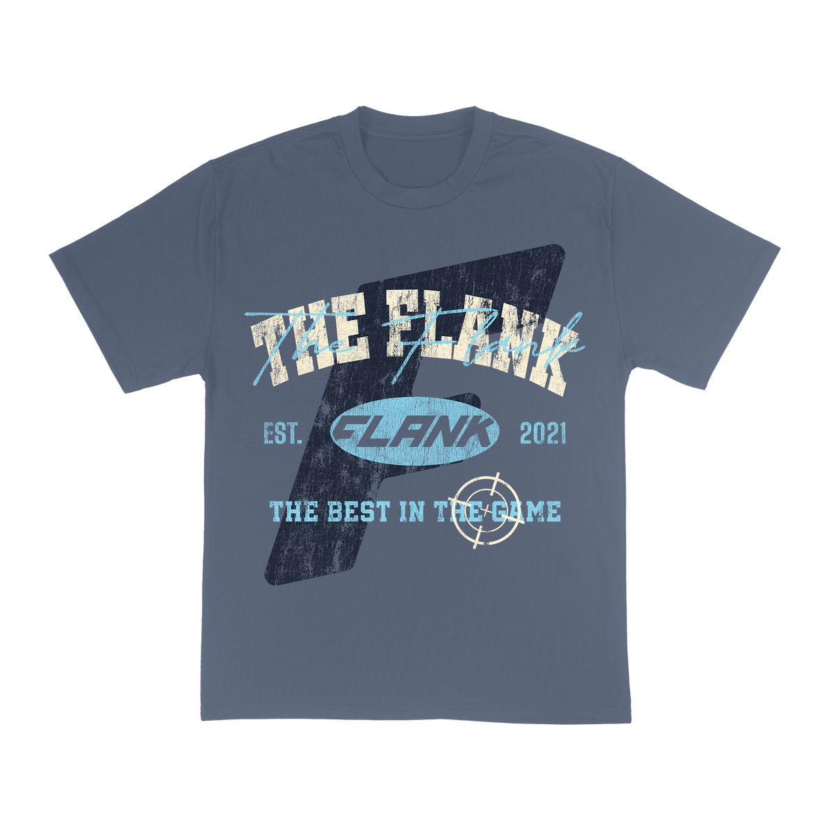 Varsity Tee (Vintage Slate Blue)