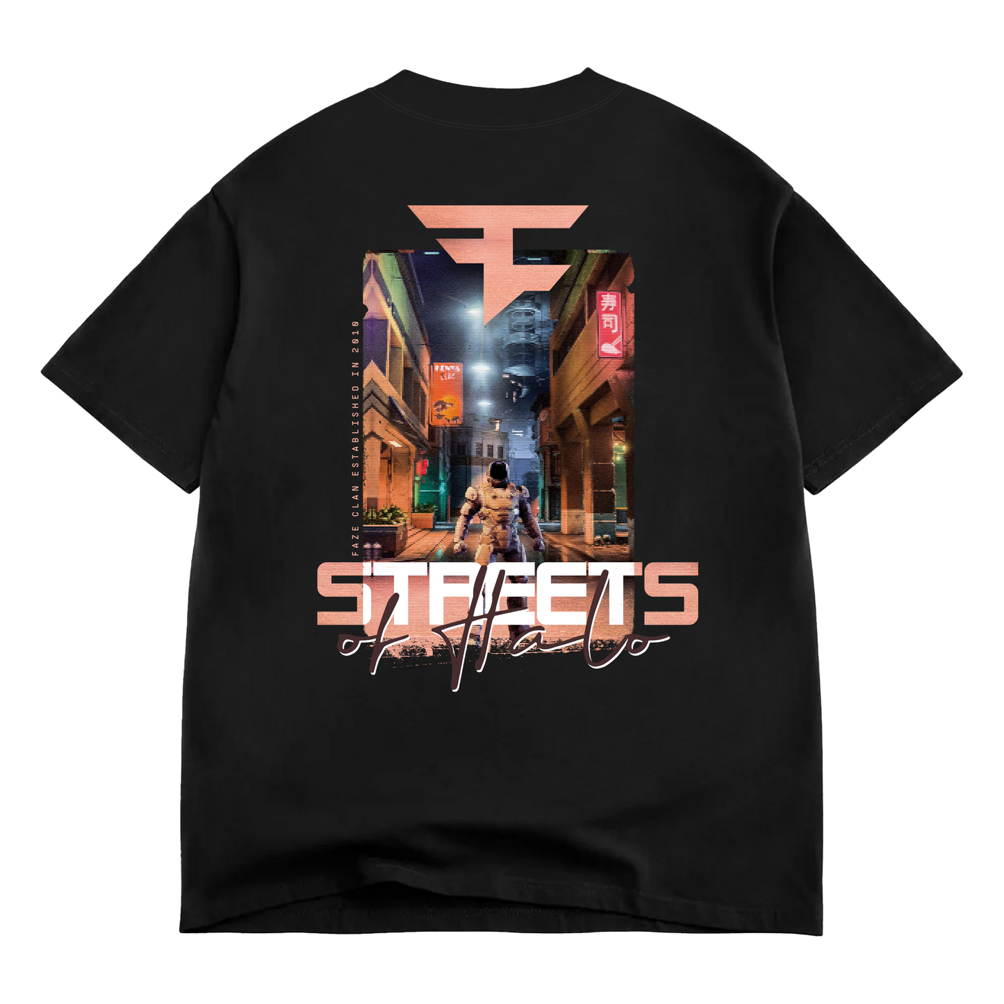 FaZe X Halo Streets of Halo Tee (Black)