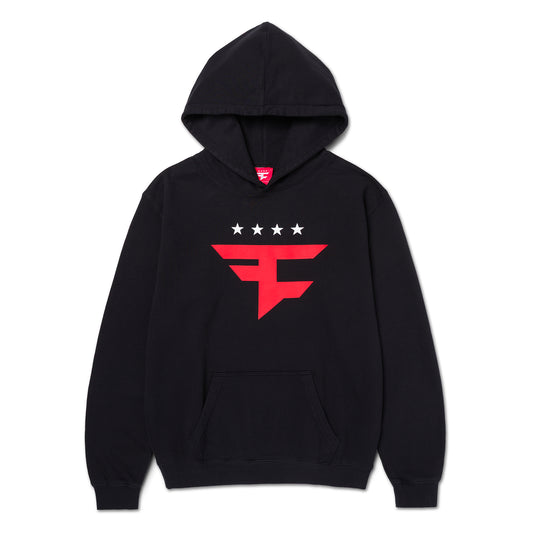 Four Star HD Hooded Sweatshirt (Black)