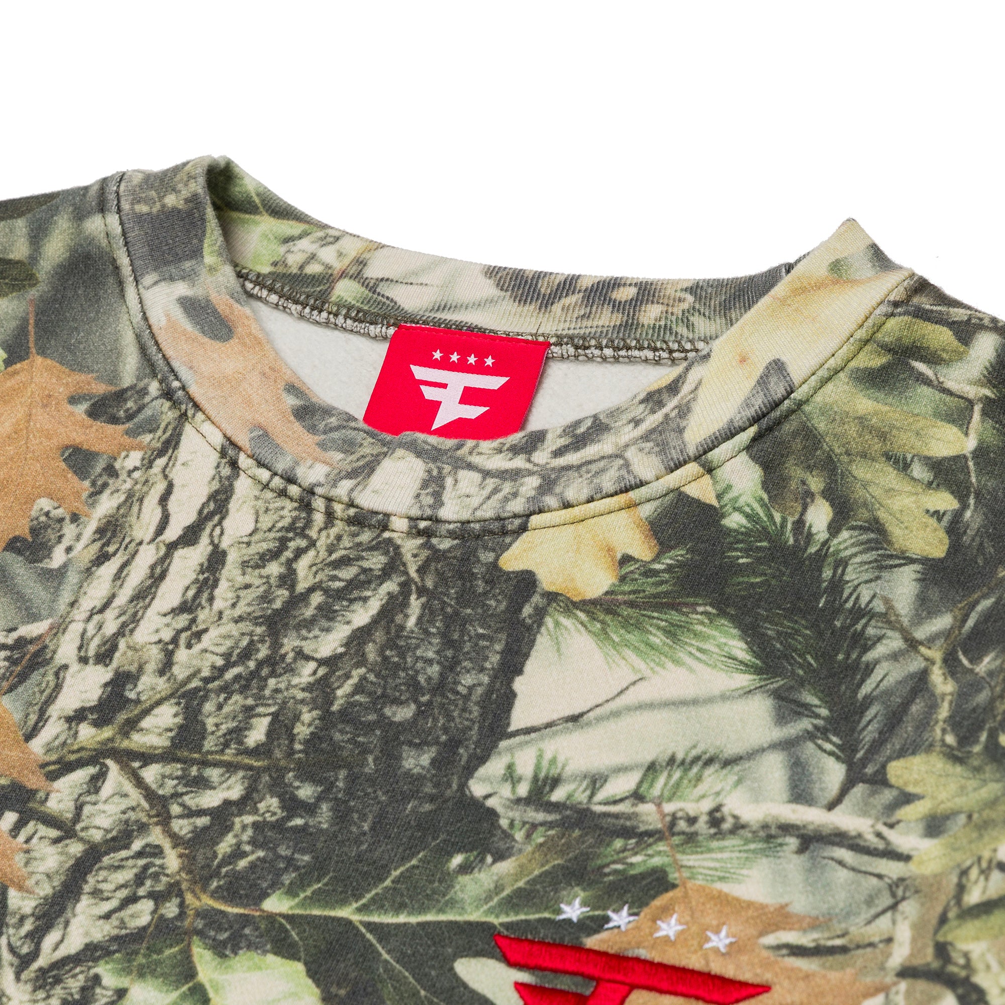 Four Star Embroidered Crewneck Sweatshirt (Camo) – FaZe Pro Shop