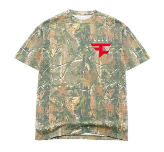 Four Star Left Chest Tee (Camo)