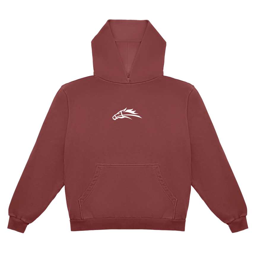 Stallions Hoodie (Vintage Mahogany)