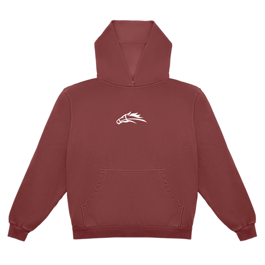 Stallions Hoodie (Vintage Mahogany)