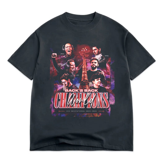 Back 2 Back World Champions Tee (Vintage Black)