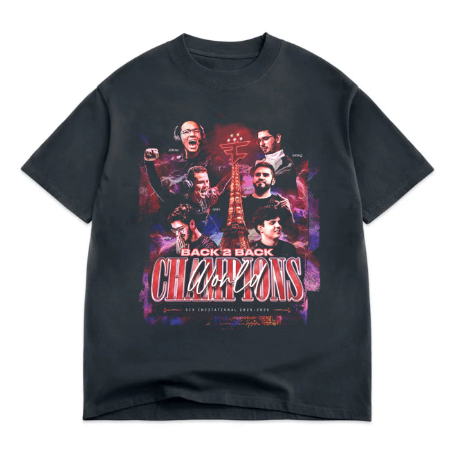 Back 2 Back World Champions Tee (Vintage Black)